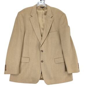 Daniel Gray Men's 48L Camel Hair 2-Button Blazer Suit Jacket Sports Coat Preppy